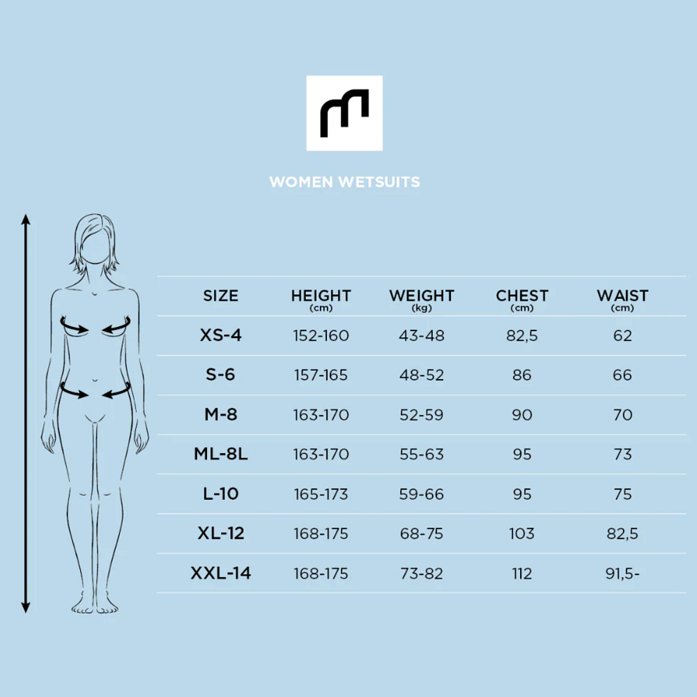 Combinaison femme MDNS 3/2 Puure Yulex Eco Black